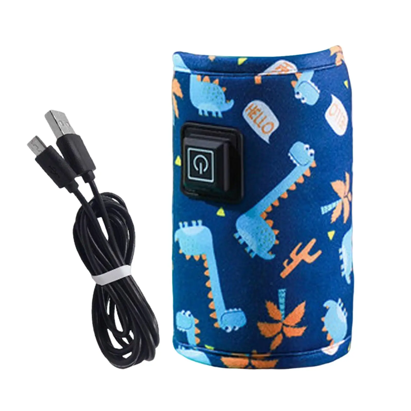 Portable Infant bottle Heated cover Warmer Heater for Travel