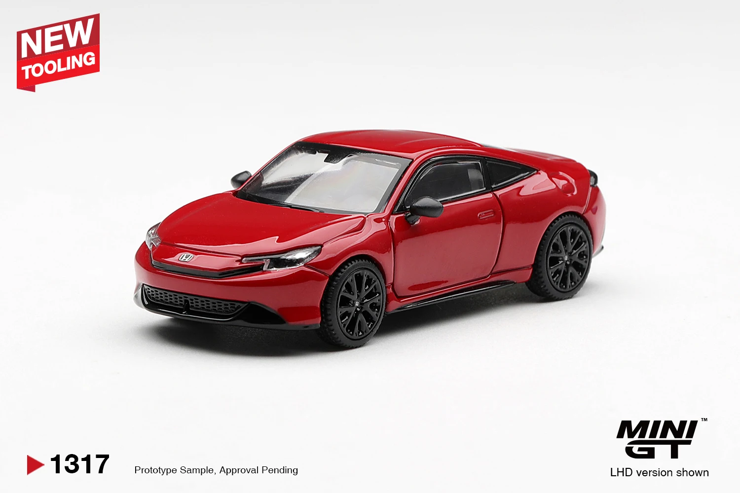 MINIGT 1/64 Honda Prelude Rallye Red / China Packaging MGT01317-CH Car Alloy Toys Diecast Metal Model Kids Toys Boys