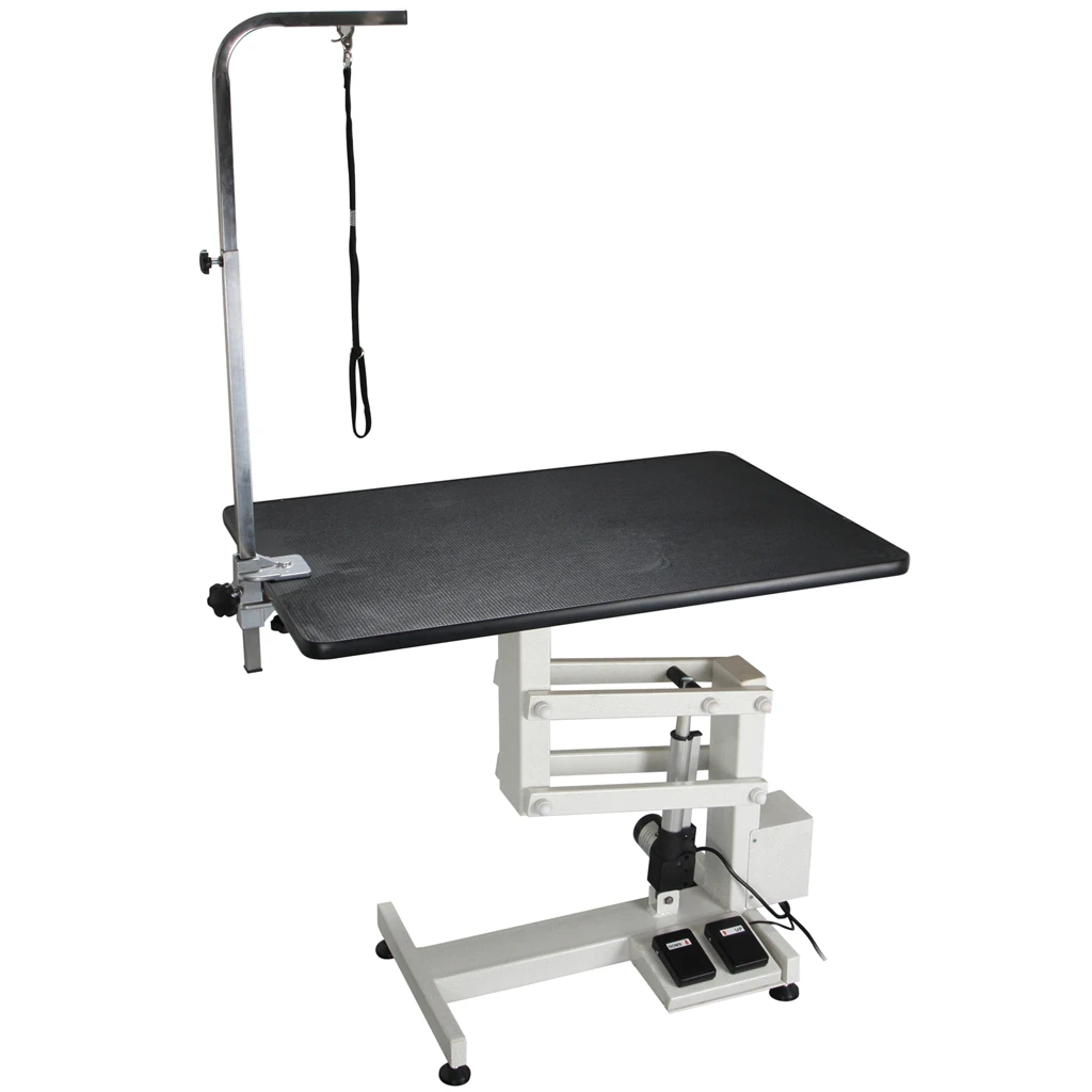 

FT-802E Small Size Electric Lifting Pet Grooming Table Dog Grooming Table White/Black Available