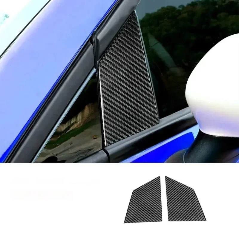 For FIAT 500 For Abarth Real Dry Carbon Fiber 12-2024 Exterior Including A-pillar Triangular B-pillar Panel Body Kit Accessories