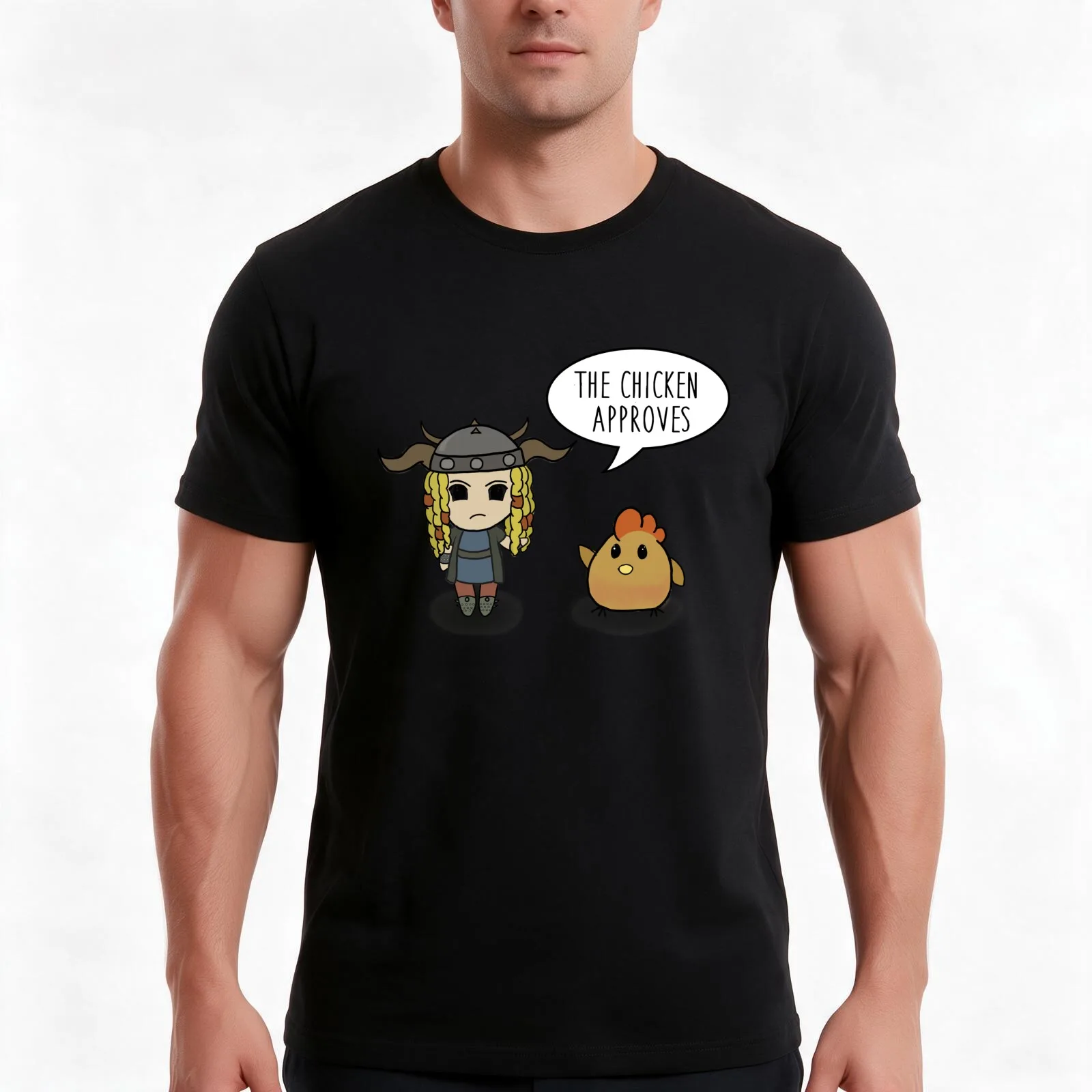 The Chicken Approves HTTYD Race to the Edge T-Shirt, Summer Casual Cotton Tee, Oversized Streetwear Tops, Vintage Graphic Print