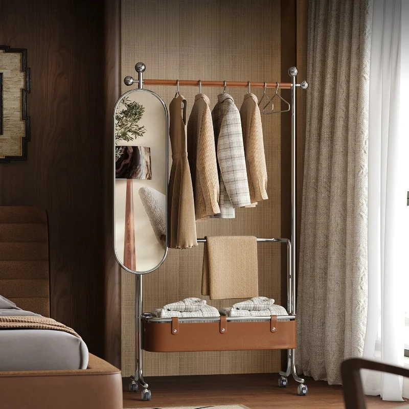 Standing Luxury Coat Racks Clothes Organizer Modern Display Corner Shelf Coat Racks Garment Hanging Perchero Trendy Furniture