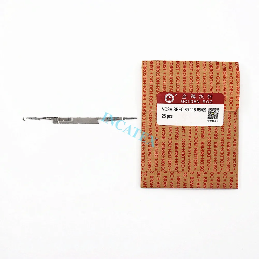

100 шт. натуральная вязальная игла Golden Roc Vosa Spec 89.118-85/09 для китайской вязальной машины SHIMA SEIKI 7 г игла