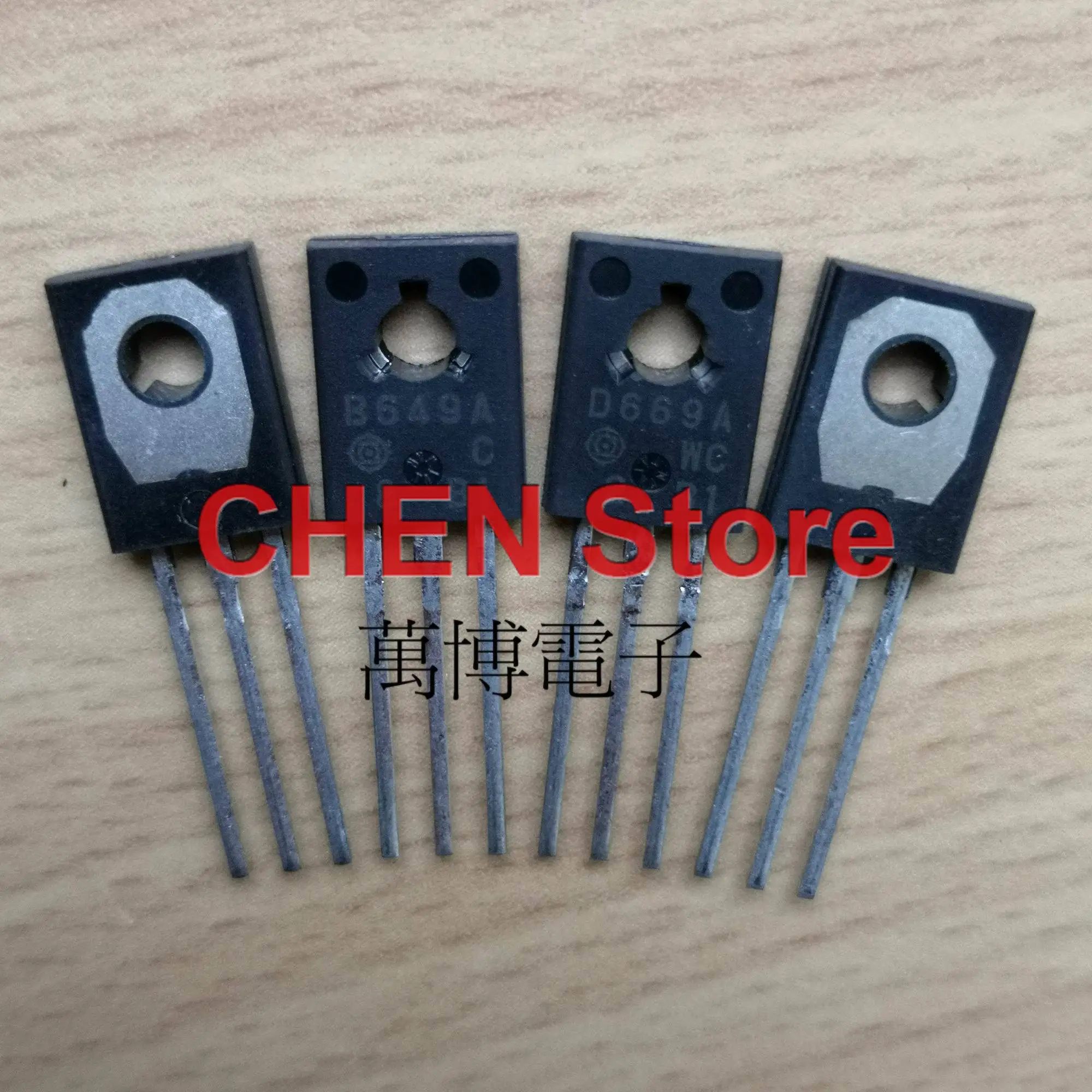 10pair HIT 2SB649A 2SD669A TO-126 Transistor B649 D669 Audio Power Amplifier Triode Audio pair tube B649A D669A