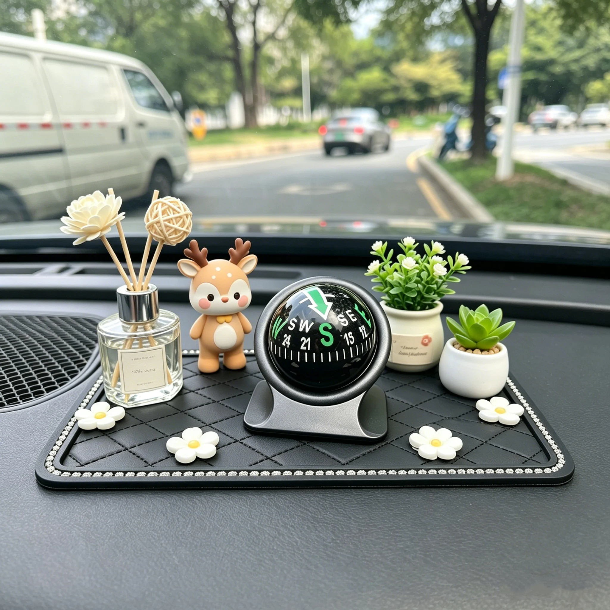Outdoor Adventure Vehicles - ユニバーサル高精度カーコンパスボール車両ナビゲーションツール、オフロードやアウトドアアドベンチャー用インテリアアクセサリー