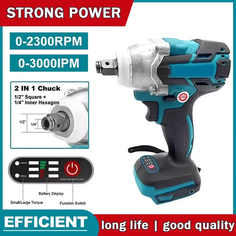 

Аккумуляторная бесщеточная дрель-шуруповерт Makita 18V DTW600, совместимая с [указать совместимые модели/функции]