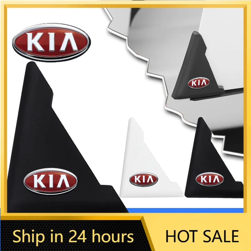 

Наклейки на автомобиль 2026 года, 2 шт., защитные накладки на уголки дверей автомобиля, антиударные, для KIA Rio, Ceed, Sportage, Sorento, K2, K3, K4, K5