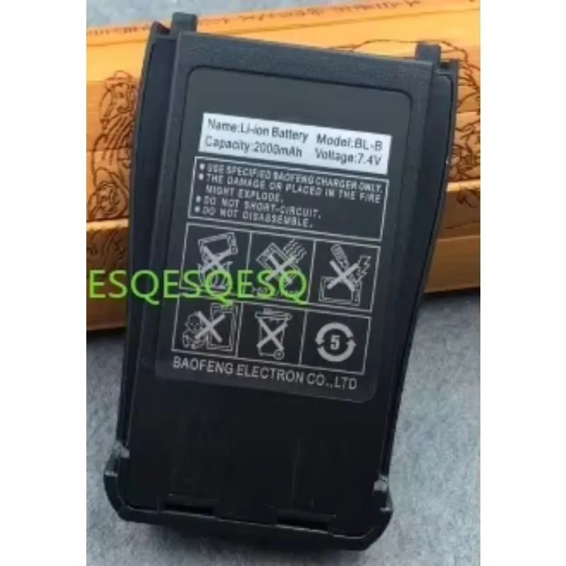 

WYORESY New BL-B 7.4V 2000mAh Walkie Talkie Battery for Baofeng UV-B5/UV-B6 Replacement Parts Li-ion battery In Stock