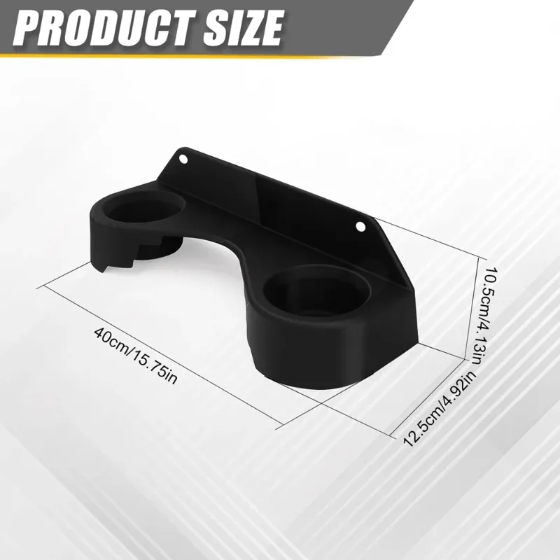  Black Short Center Console Cup Holder For Defender 300Tdi Td5 Models 1994 to 2006RDX - view 6