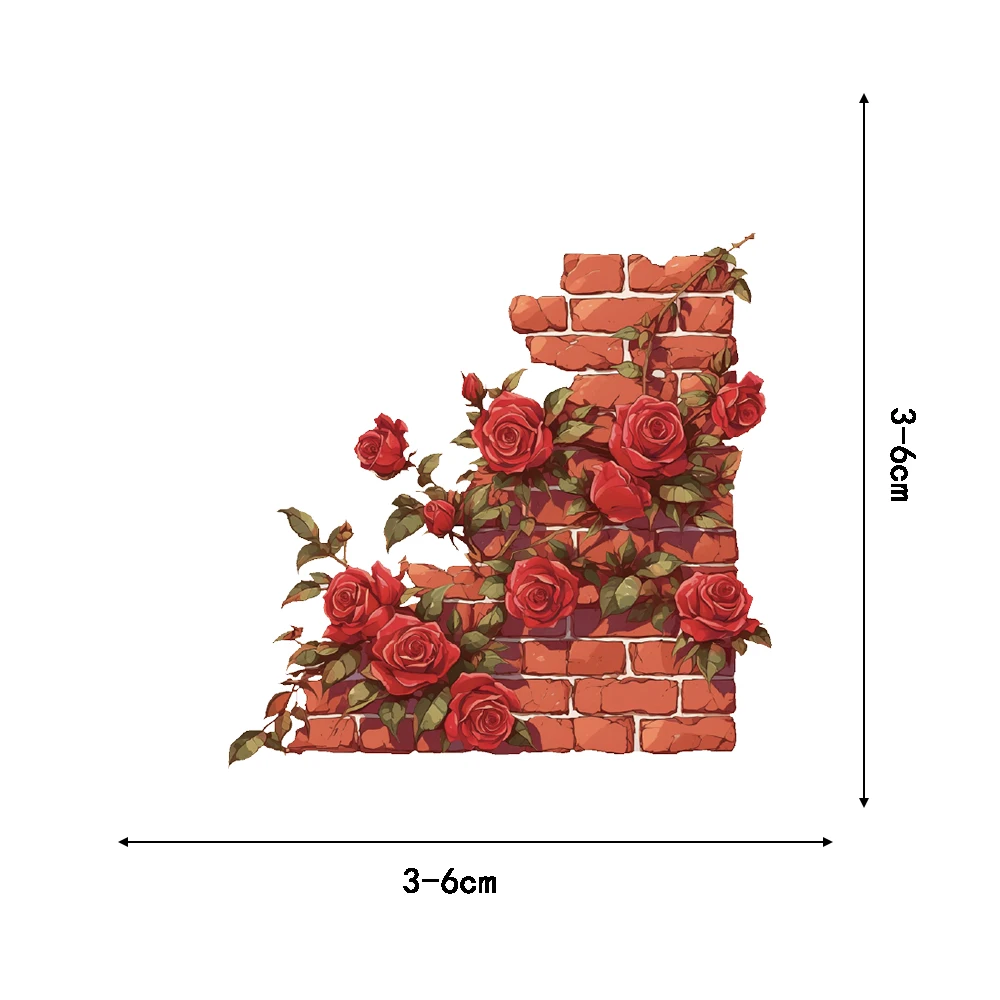 50/100 pezzi grappoli di fiori vintage adesivi nostalgia creativo bicicletta telefono streetwear skateboard bagagli adesivo graffiti
