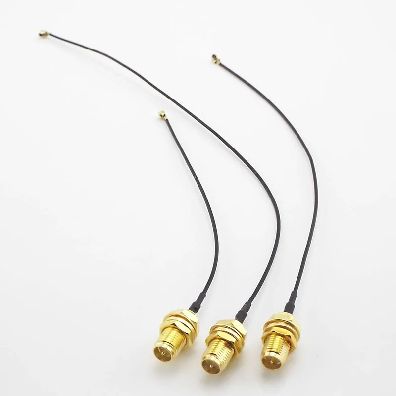 10/15/20cm U.FL/IPX IPEX UFL to RP-SMA SMA Female Male Antenna WiFi Pigtail Cable ufl ipex 1.13mm RF Cable h