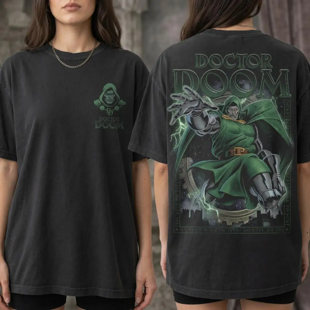 2026 Avengers: Doomsday Movie Summer Men's and Women's Pure Cotton T-shirt Comfortable, Breathable, High Quality Ins Y2k