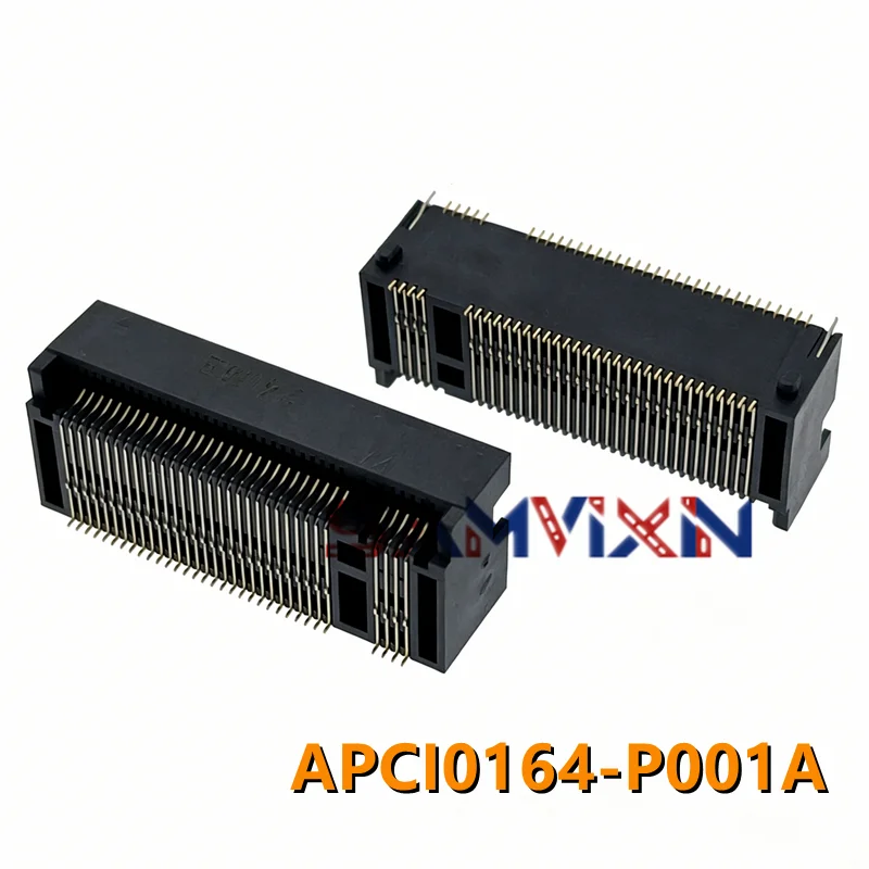APCI0164-P001A (10pieces) M.2 NGFF M Key Socket 67Pin Horizontal SMD 8.5mm Height for NVMe SSD ,Original In Stock