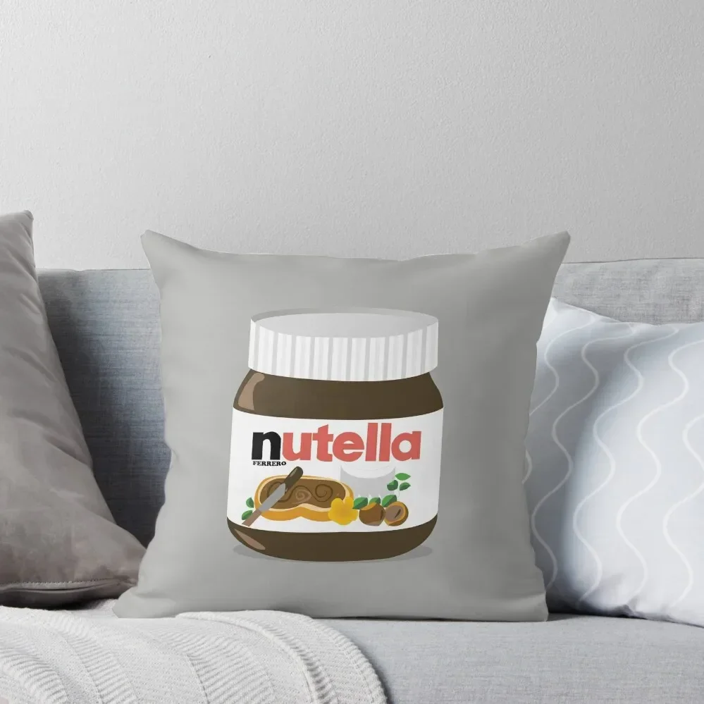 

Warming Nutella Throw Pillow Couch Cushions Cushions Cover ornamental pillows pillow