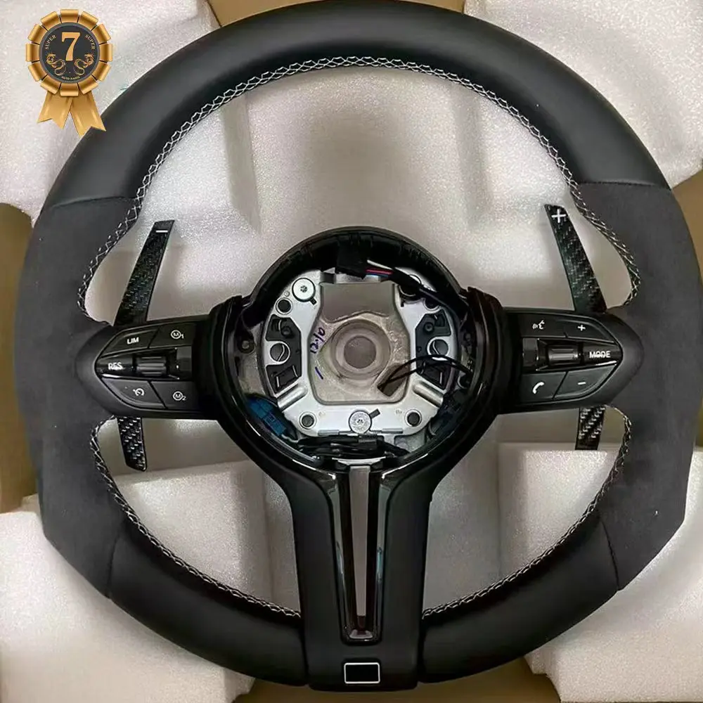 

For BMW Carbon Fiber trim M Sport Steering Wheel For F10 F11 F20 F21 F22 F25 F30 F31 F32 F33 F34 F36 F01 F06 F07 F12 F13 M3 M5