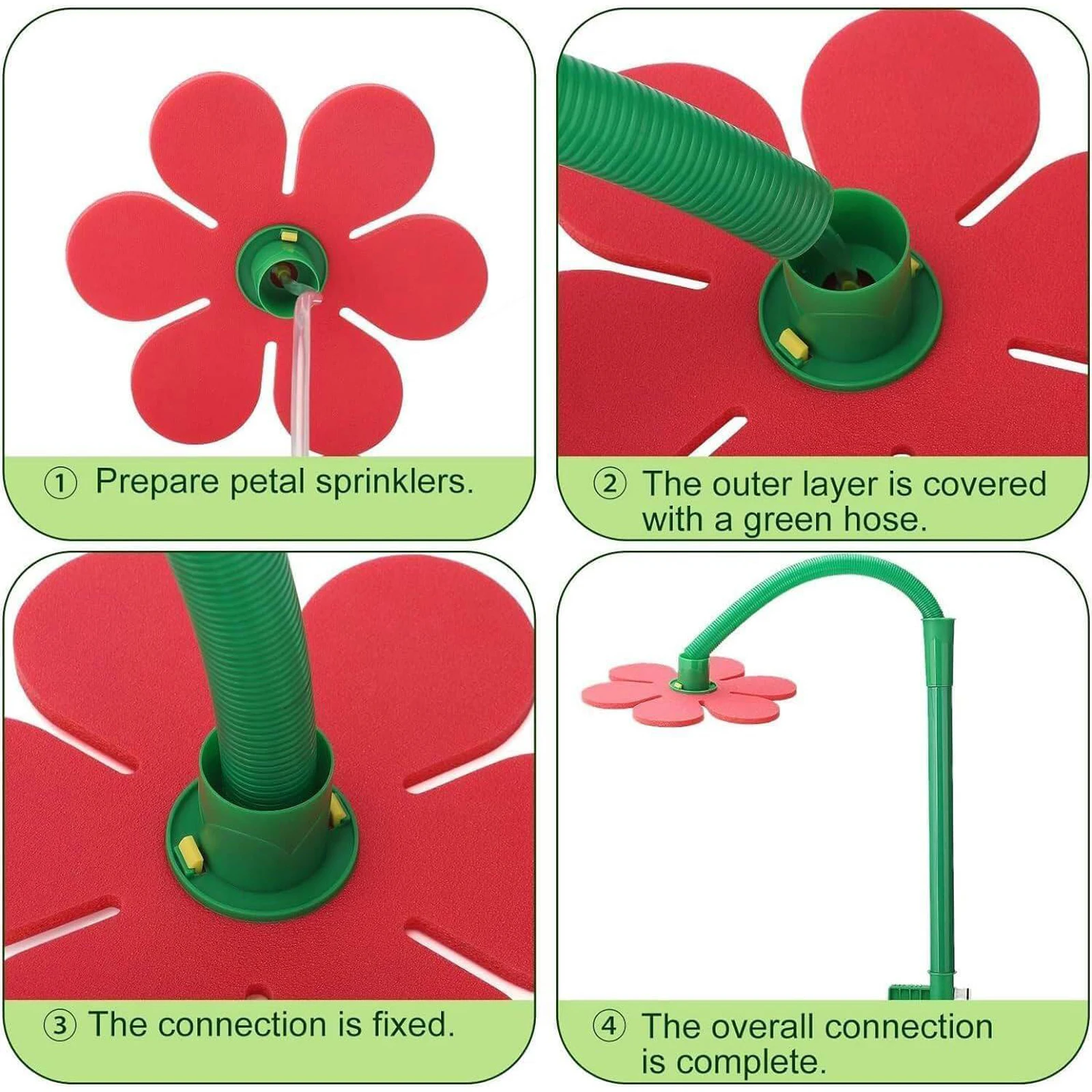 Crazy Dancing Flower Water Sprinklers Funny Sun Flower Dancing Daisy Lawn Sprinkler for Yard Watering Dogs Playing