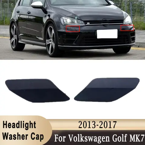 폭스 바겐 골프 7 MK7 2013-2017 앞 범퍼 헤드 라이트 와셔 노즐 스프레이 제트 커버 캡 5GG 955110   5G 0955110