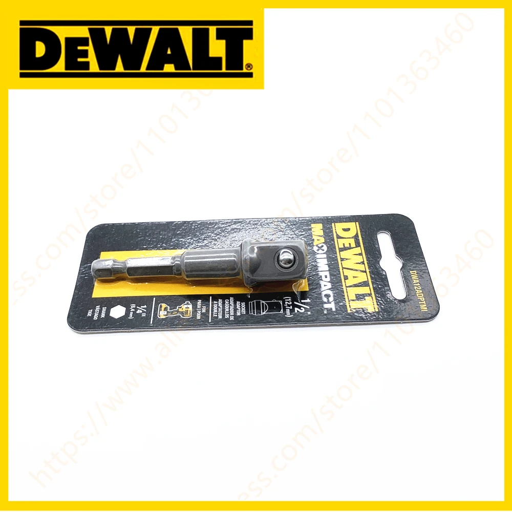 DEWALT muslimax IMPACT™Accessori per utensili elettrici con adattatore a testa quadrata da 1/4 "esagonale a 1/2"