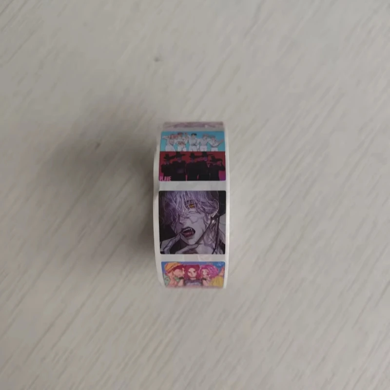 Kawaii 500 stks KPop Demon Hunters DIY Stickers Anime Verzegelde Label Decoratie Cartoon kinderen Party Snoep Stickers Speelgoed