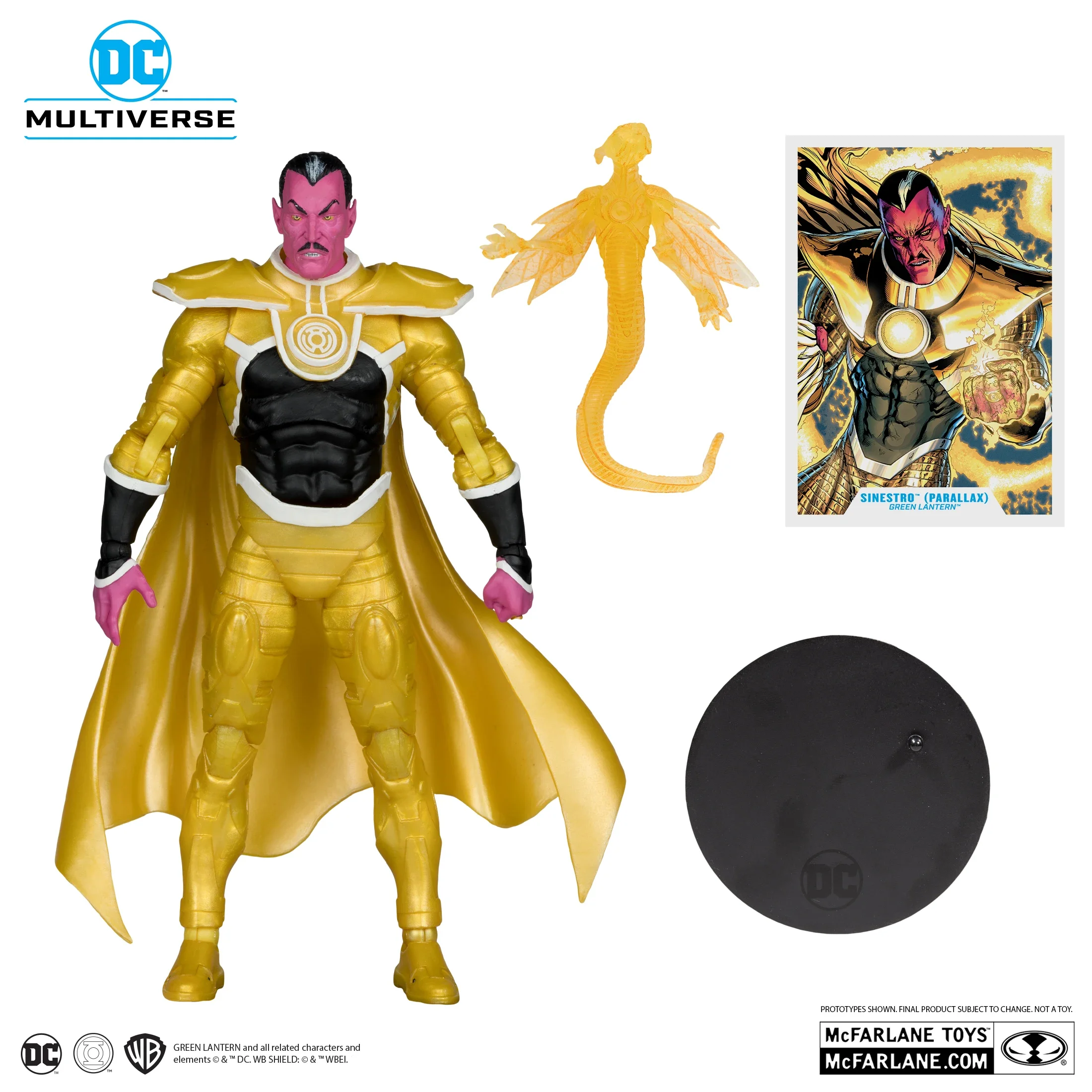 Wholesale McFarlane 7-inch SINESTRO (PARALLAX) GOLD LABEL DC MULTIVERSAL UNIVERSE  Action Figure Collection