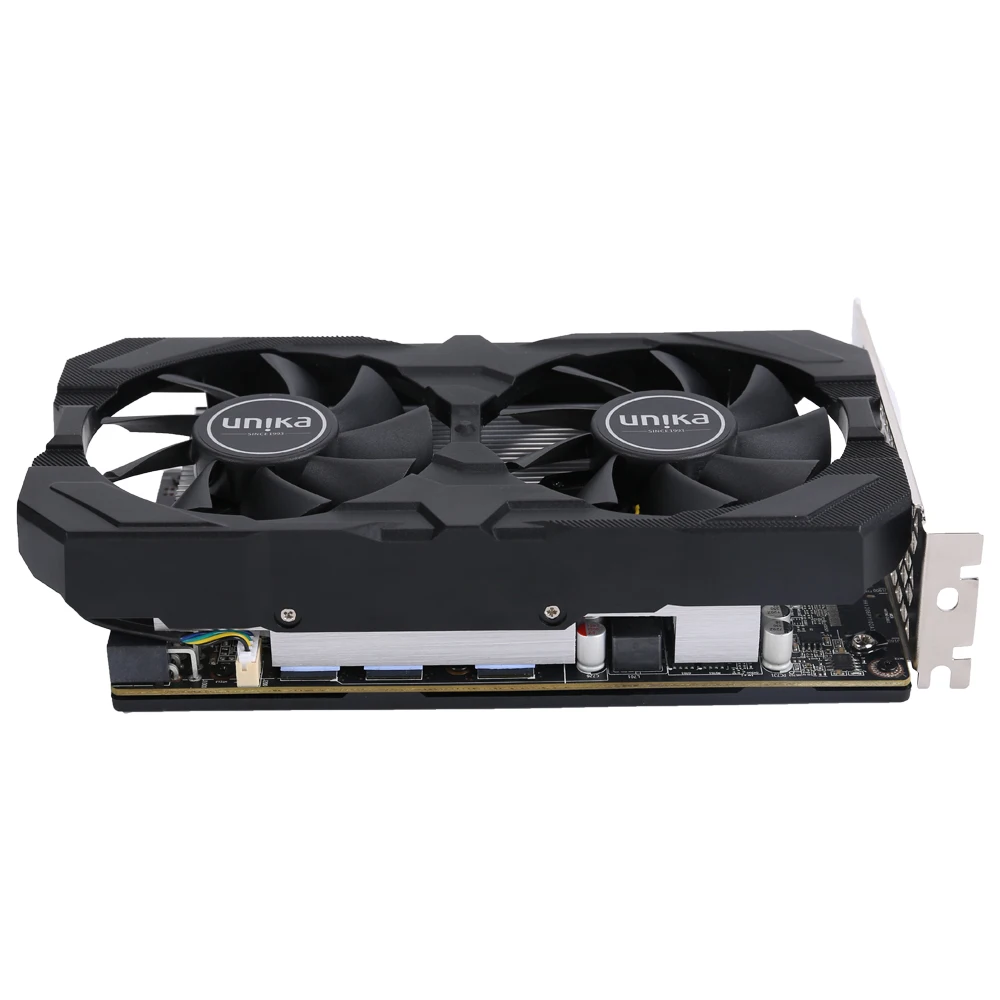 Gebrauchte unika amd radeon rx 580 8gb spiel grafikkarten gddr5 256bit 2048sp 8pin rx580 8g gpu rx 580 desktop computer videokarten