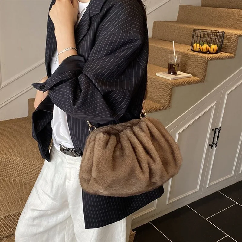 Thumbnail 4 - #95 Faux Fur Shoulder Bags Deals & Discounts