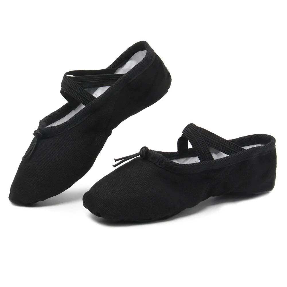Ballet Shoes For Woman Kids Girls Ballet Slippers Women Ballet Flats Children Practise Dance Shoe Soft Sole Canvas Training Shoe