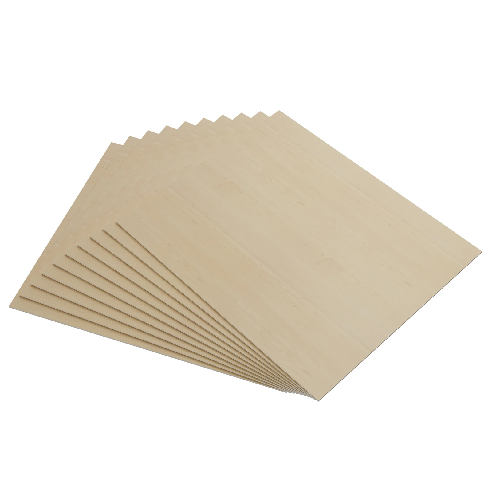 10PCS 30*30cm Plywood Plates 11.8in*11.8in Basswood Sheets Square Unfinished Wood Board for DIY Crafts Laser Cutting Wood