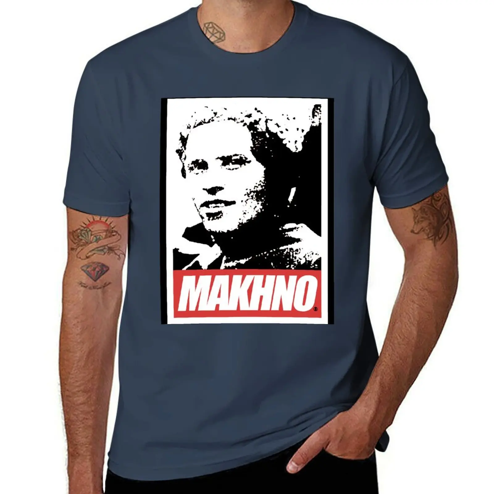 

MAKHNO T-Shirt Sports Basic Short Sleeve T-Shirt