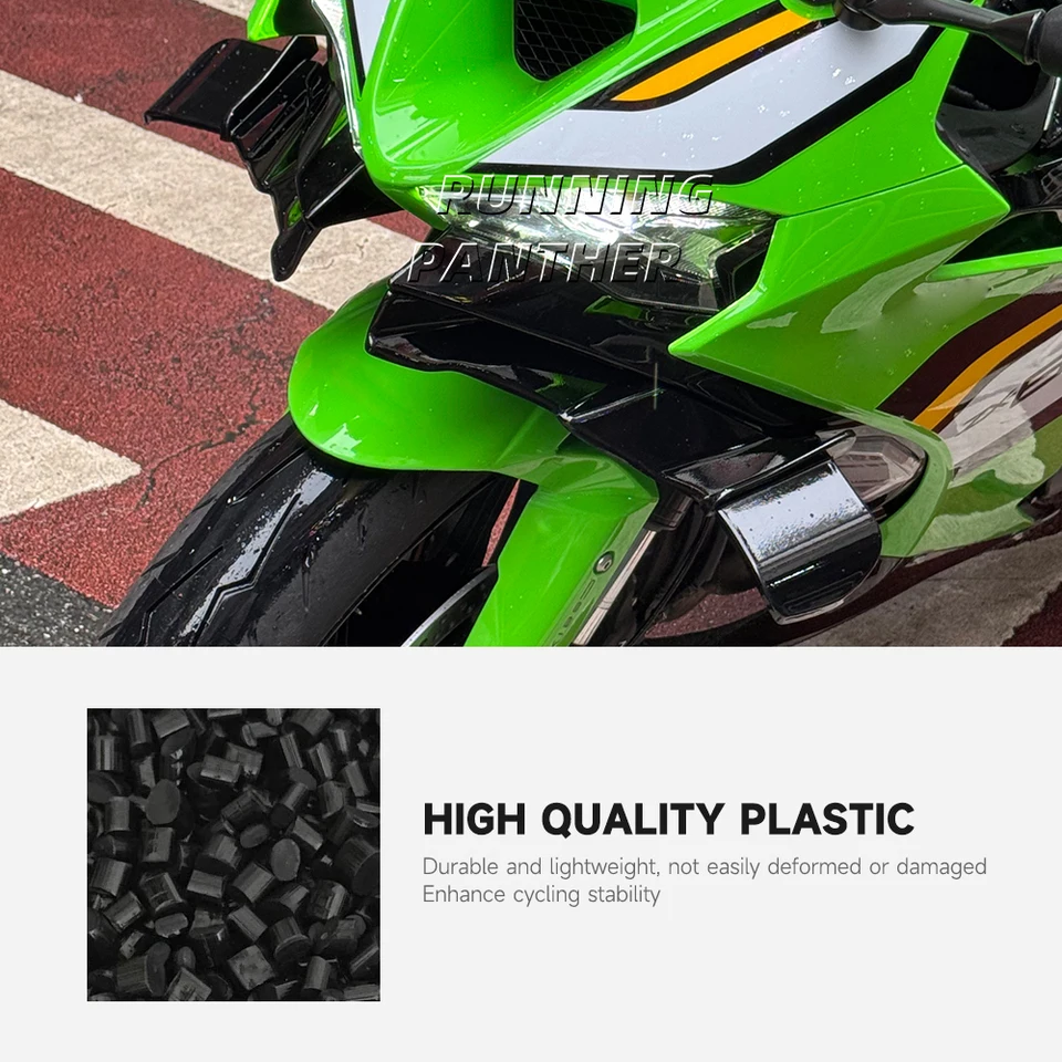 Motorcycle Front Spoiler Matte Black MOEXEXEX Front Spoiler Kit