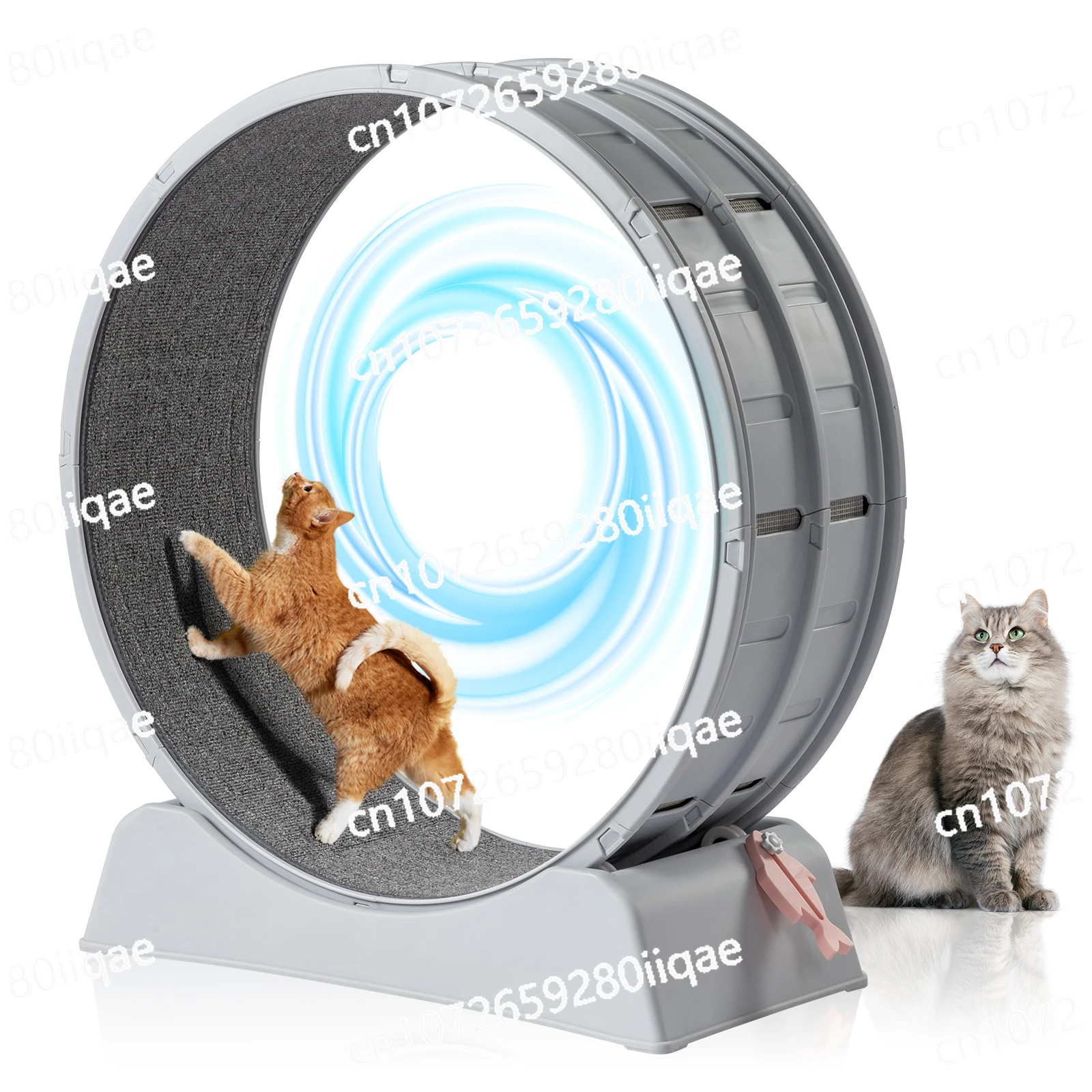 

Interactive Cat Exercise Wheel 31 Inch Treadmill with Carpeted Runway for Indoor Cats Weight Loss108