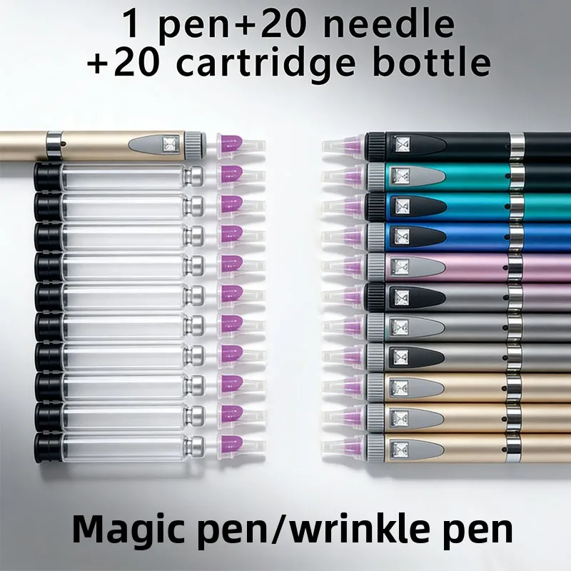 

20Pcs 3ml Disposable Empty Cassette Bottle for Lilly Insulin Cartridges Injection Pen, Medical Aesthetics Tattoo Magic Pen