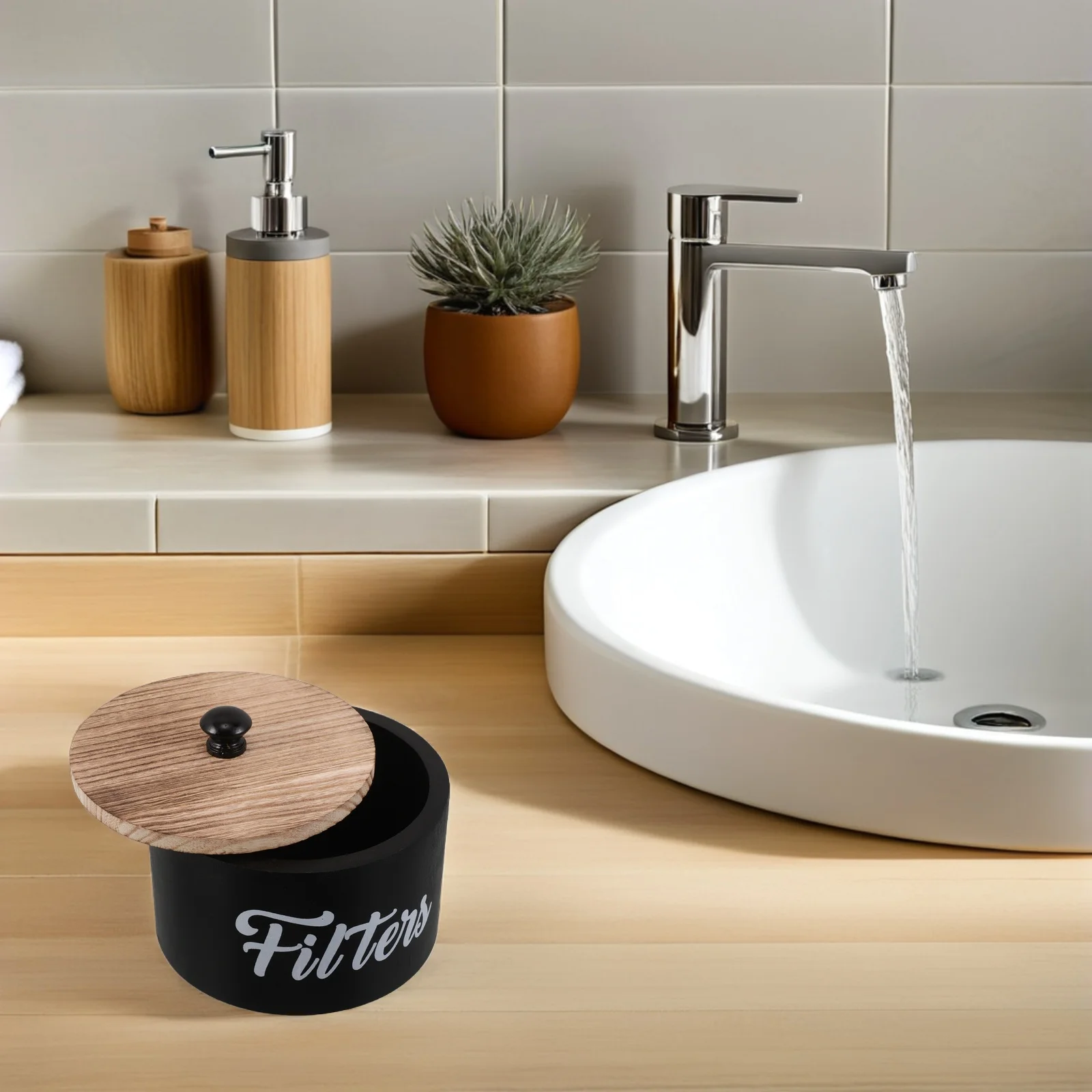 

Laundry Beads Storage Box Container Tea Bags Organizer Packet Holder Jars Powder Dispenser