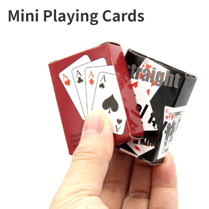 Ultra Small Mini Playing Cards for Children, Creative Poker, Cute Cartoon Poker, Foreign Trade, New