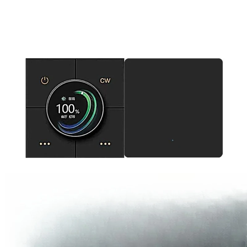 

Modern 220V PC Material Wall Smart Light Dimmer Temperature Touch Switch Home Automation