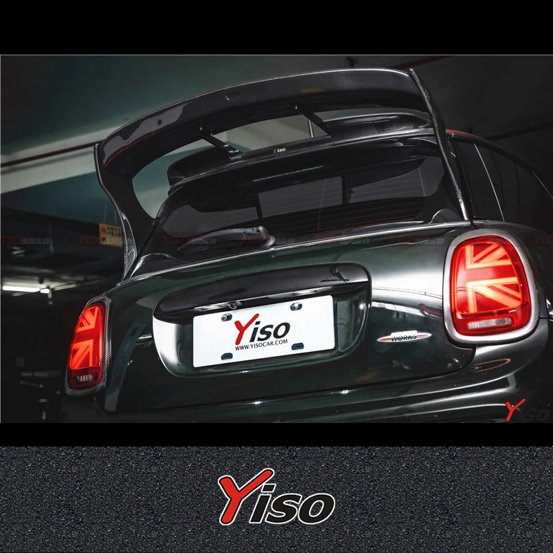 Suitable for 2021-2022 MINI F56 F55 JCW Carbon fiber WING Modified Aerodynamic kit Japan Second generation YISO Empennage WING