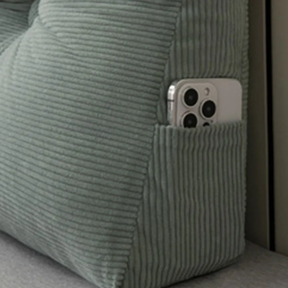 

Треугольная подушка для изголовья клина, длинная спинка, поддержка позиционирования, подушка для чтения, подушка для кровати, дивана