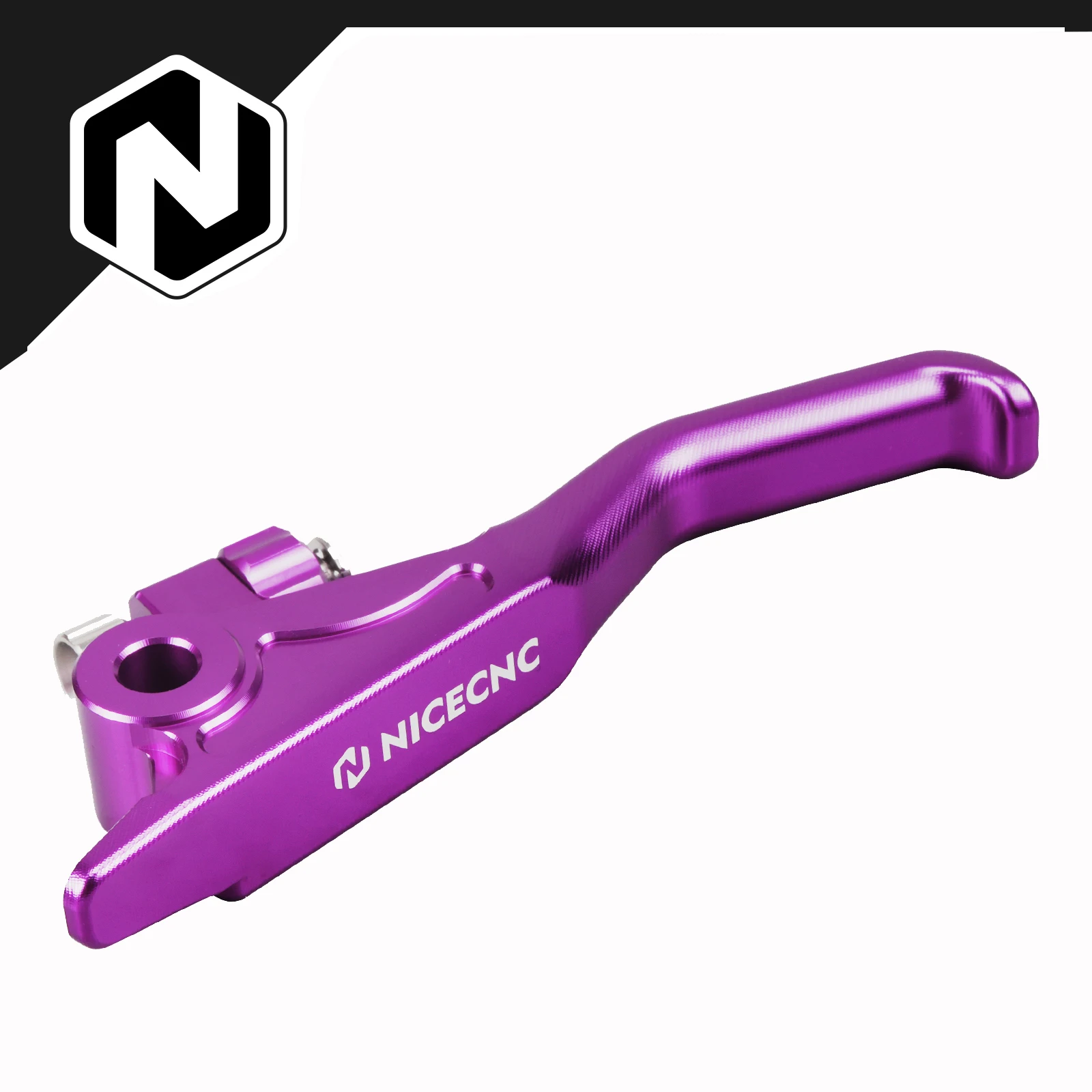 

NICECNC For Stark Varg EX MX 2024-2025 Left Shorty Hand Brake Lever Billet Aluminum CNC-machined Accessories Black Purple Parts