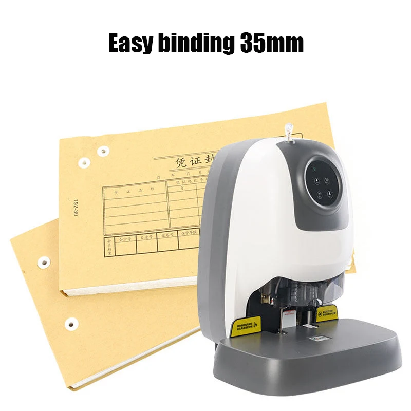 S350 hot melt glue riveting tube electric punching machine voucher file financial receipt binding machine glue binding machine