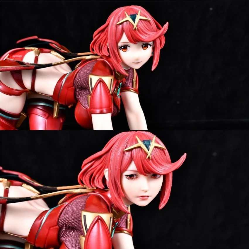 33 سنتيمتر Xenoblade سجلات 2 Pyra و Mythra لعبة فتاة الشكل البلاستيكية عمل أنيمي نموذج اللعب جمع دمى الكبار هدية الكريسماس