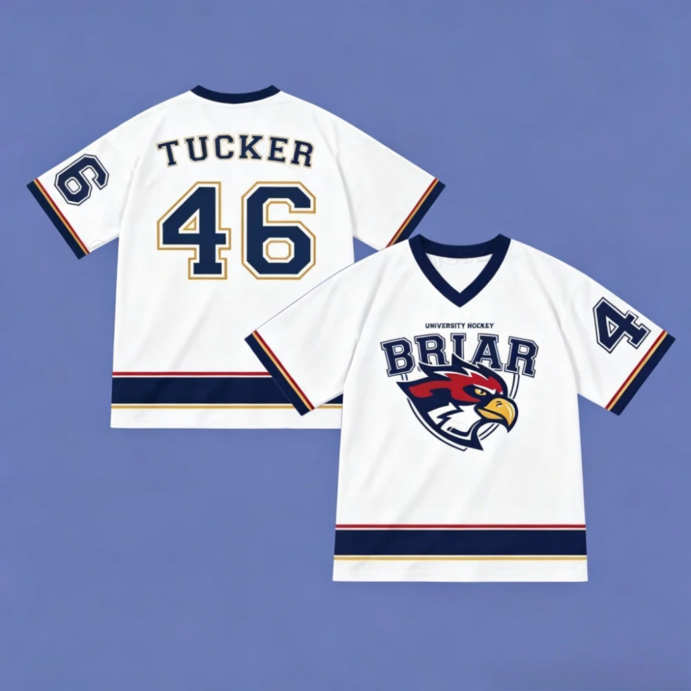 2026 Summer Off Campus Briar University Jersey Graham 44 22 DI LAURENTIS 66 Tucker46 T-shirt Short Sleeve Men Women Top 3D Print