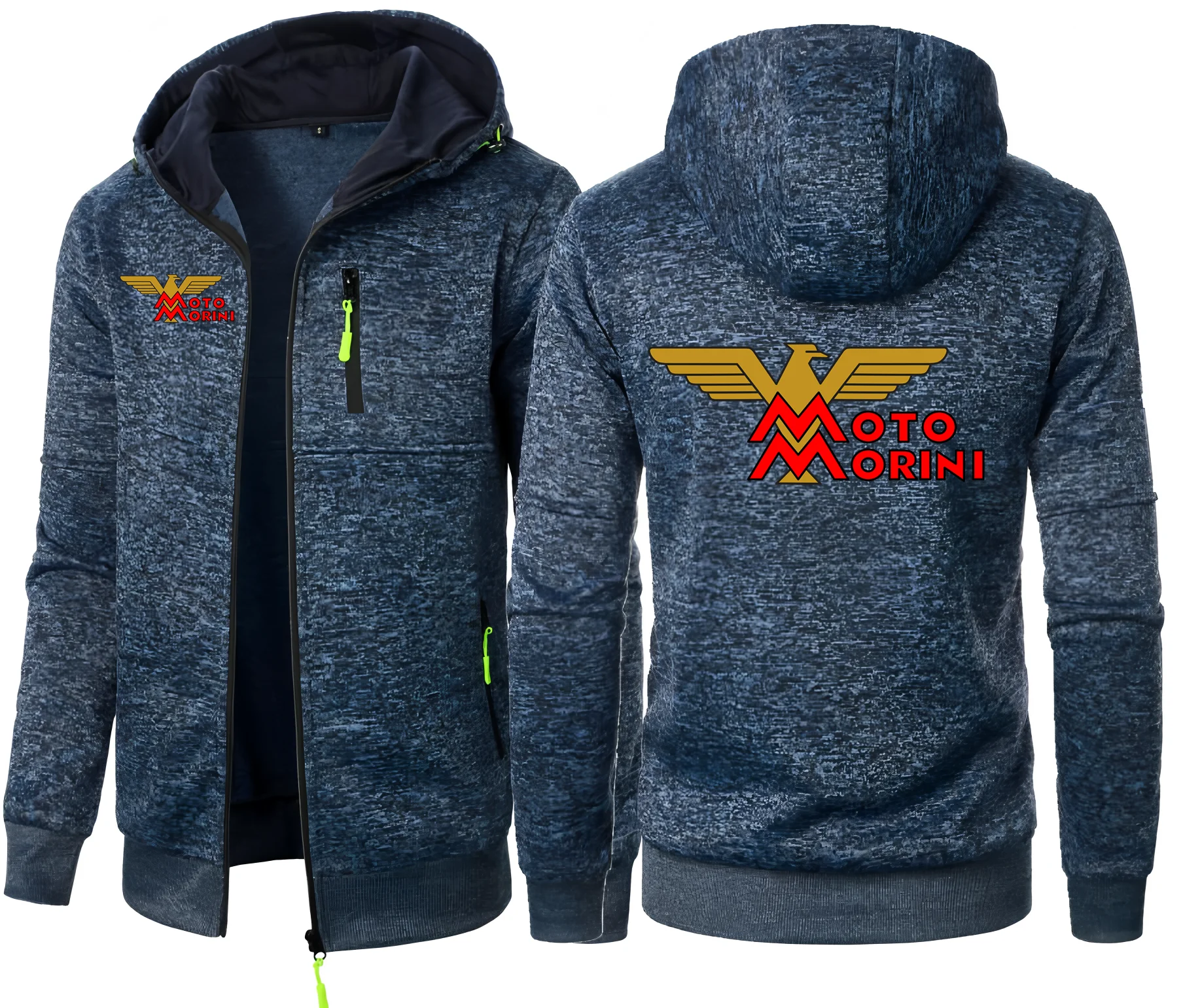 Motorcycle Moto Morini Men's Hoodies Sweatshirt Zipper Design Hooded Sweatshirt Men Clothing Sportswear Slim Fit Casual Jacket