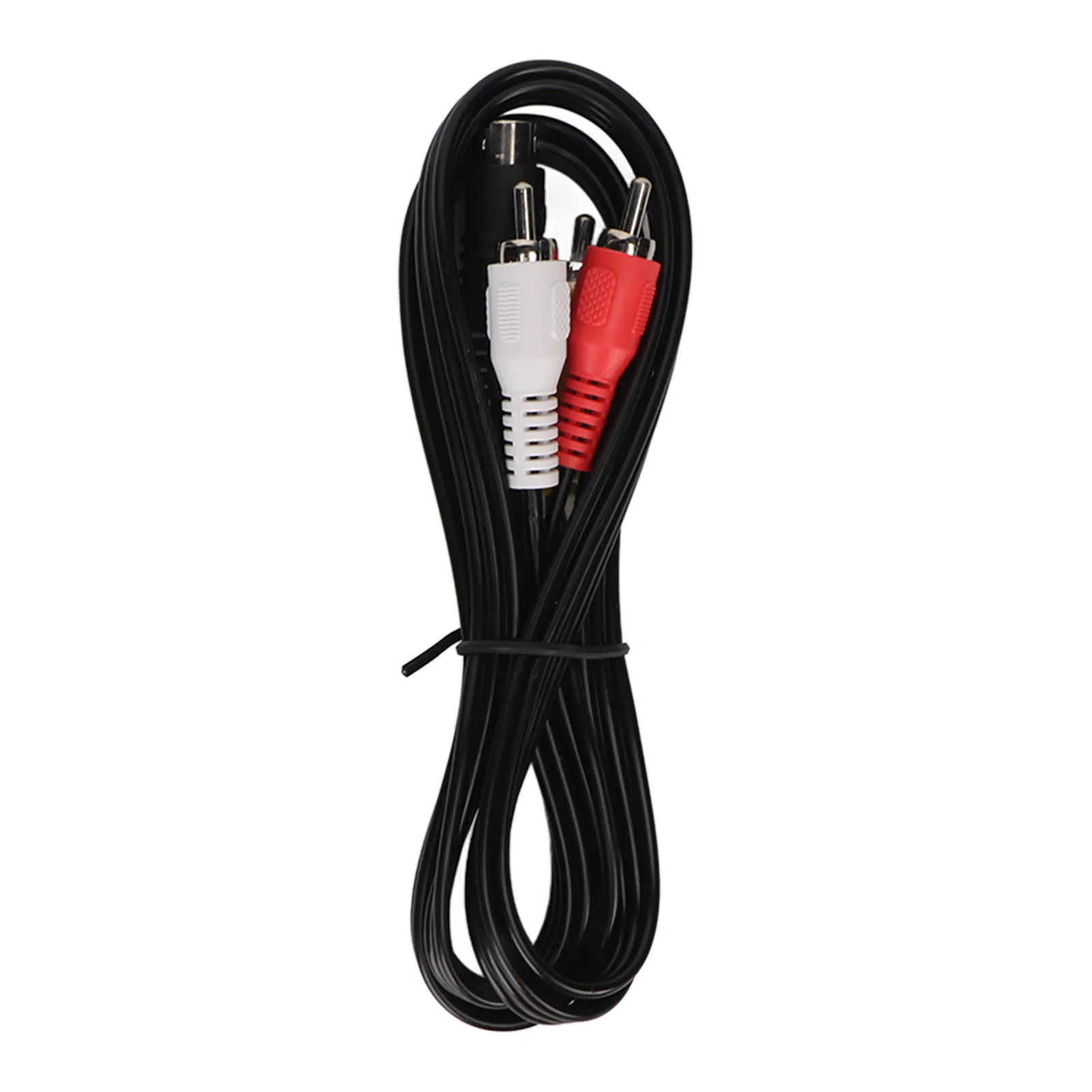 Adapter Cable MINI DIN 4PIN to 3RCA Cable Professional 4 Pin Mini Din S Video to 3 RCA Cable for DVD TV HDTV VCR CD Player 4.9ft