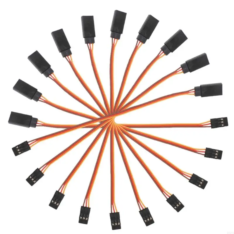 R66A 10pcs 150mm Cáp dẫn dây mở rộng servo cho Futaba 15cm nam sang nữ