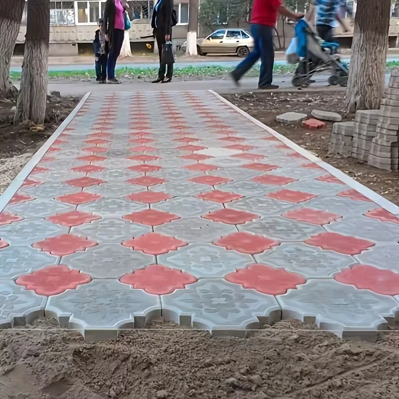 

Upgraded Cement Stepping Stone Molds for Creating Beautiful Concrete Paving Stones in Your Yard And Garden