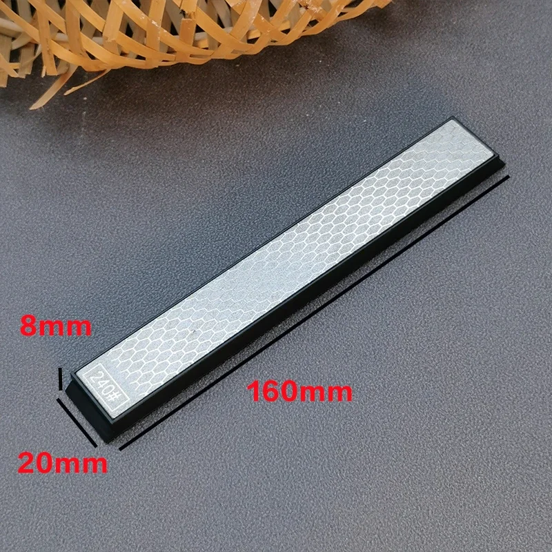 حجر المشحذ الماسي الفاخر القابل للاستبدال - مبراة سكاكين بزاوية ثابتة، قضيب طحن بنظام شحذ الحجر الاحترافي #6