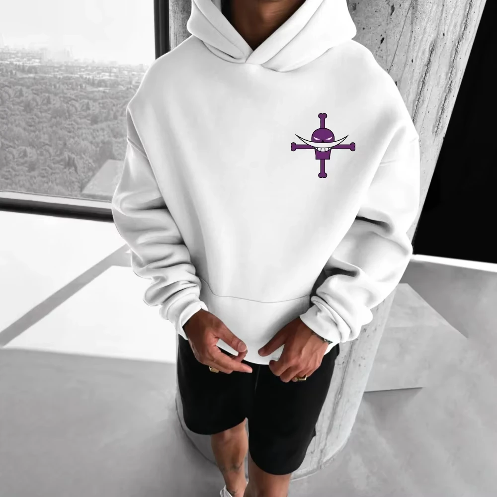 EEN STUK 2025, Nieuwe Hot heren Hoodie Trui Whitebeard Anime Lente en Herfst Jongens kinderen Trendy Ouder-kind Kleding