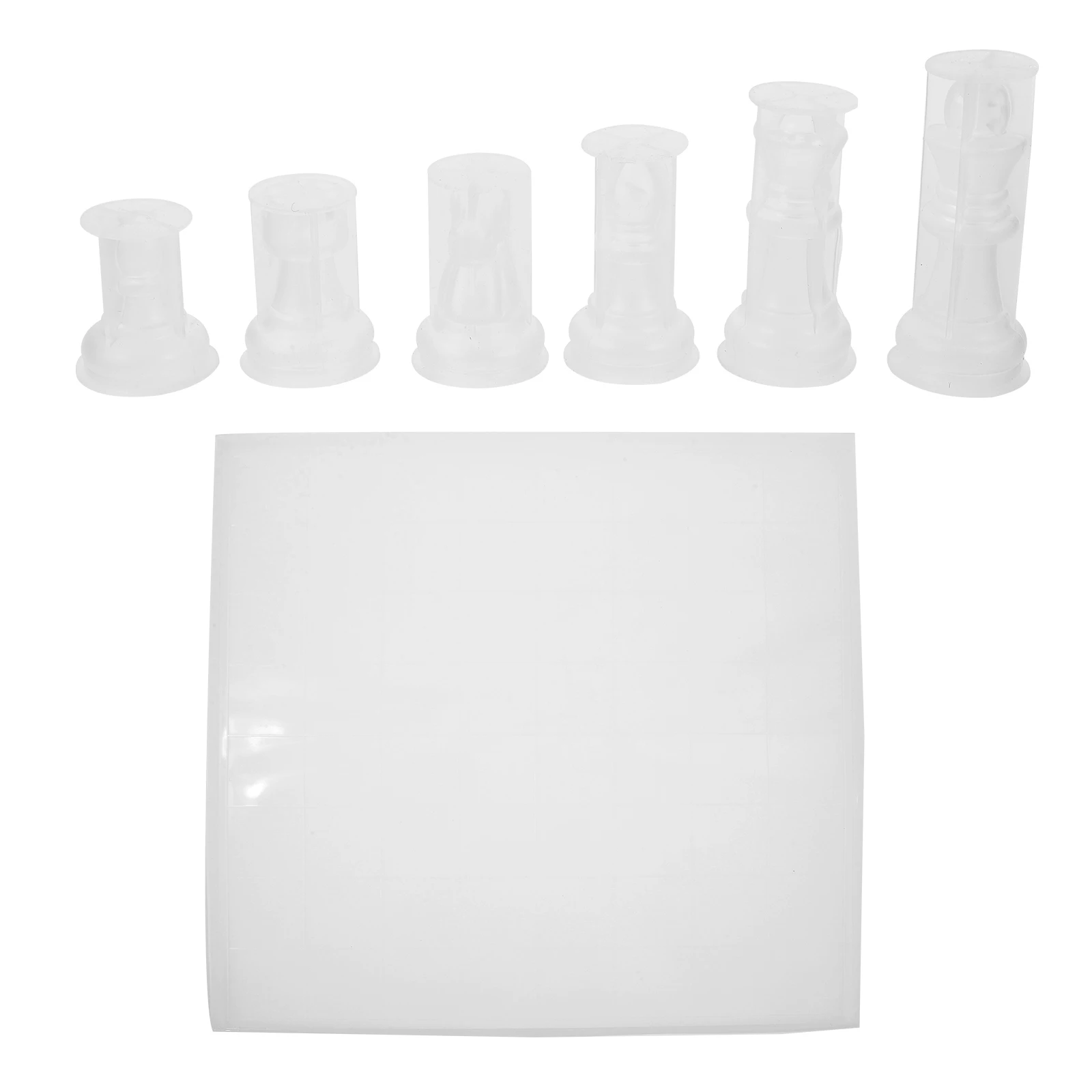 

Шахматные формы «сделай сам», многоразовые силиконовые формы для рукоделия для литья из смолы, черный, белый цвет, набор предметов для изготовления ювелирных аксессуаров