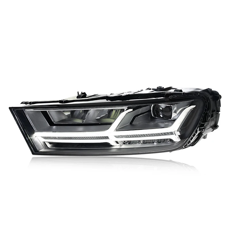 Headlight+Taillight  Assembly for Audi Q7 2016-2019 Headlights Plug and Play with LED DRL Turning Animation Upgrade Headlights