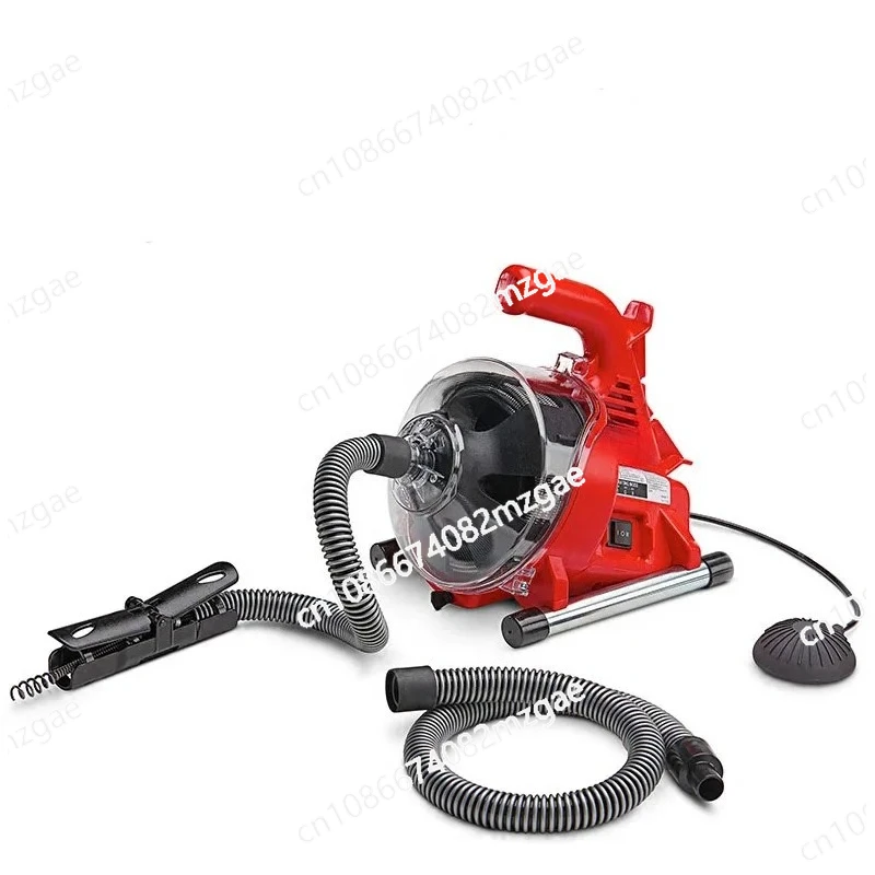 Electric Sewer Pipe Dredging Machine, Self-feeding, 220V, Toilet, Kitchen, 19-28MM, Pipe Cleaning Machine, Drainage Dredger, 120